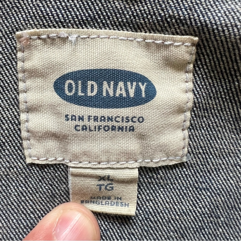 Old Navy Dark Blue Jean Jacket - Picture 2 of 10